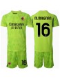 AC Milan Mike Maignan #16 Målvakt Replika Tredje Kläder Barn 2024-25 Kortärmad (+ byxor)